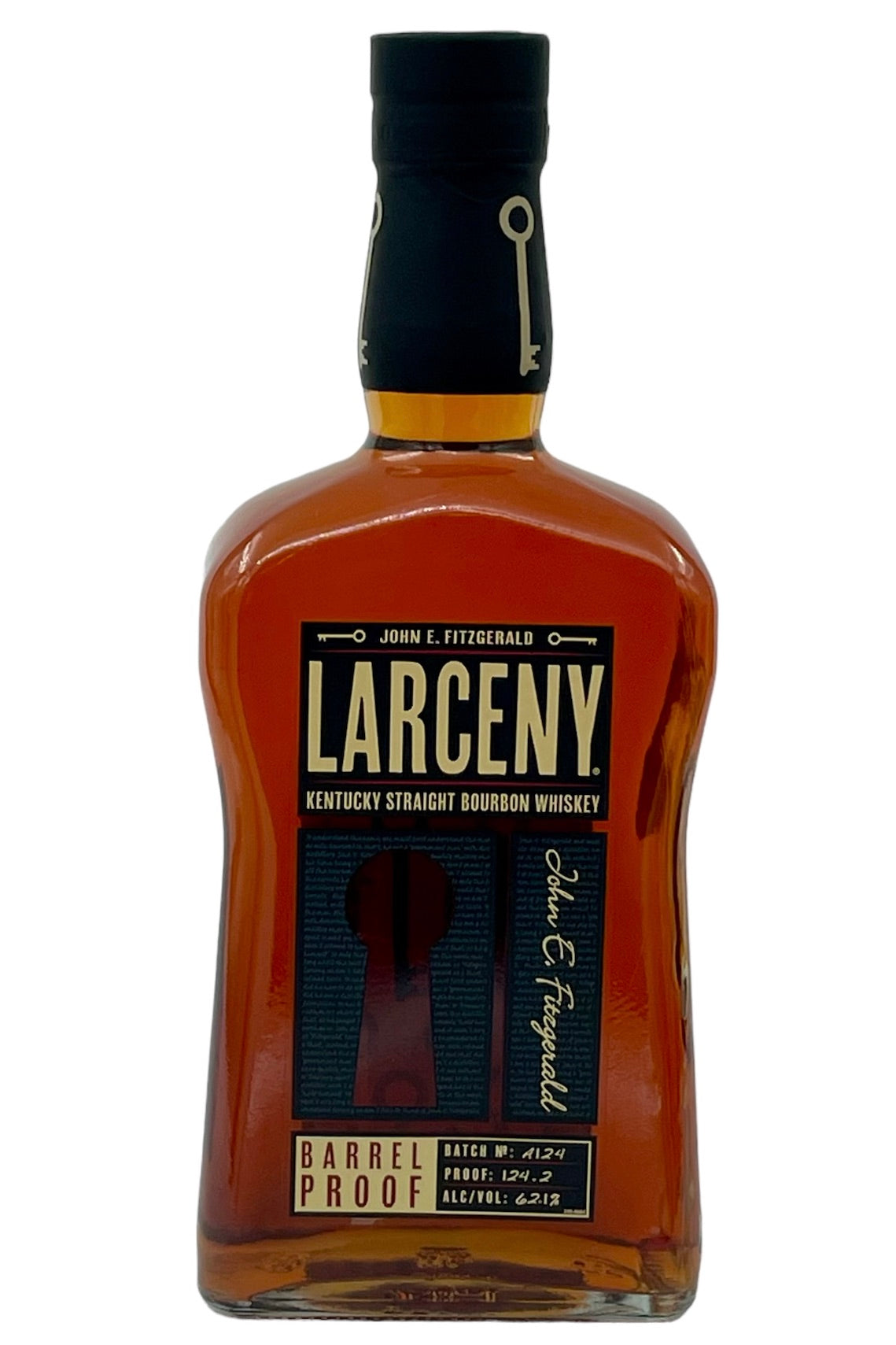 Larceny A124 Cask Strength Bourbon Whiskey