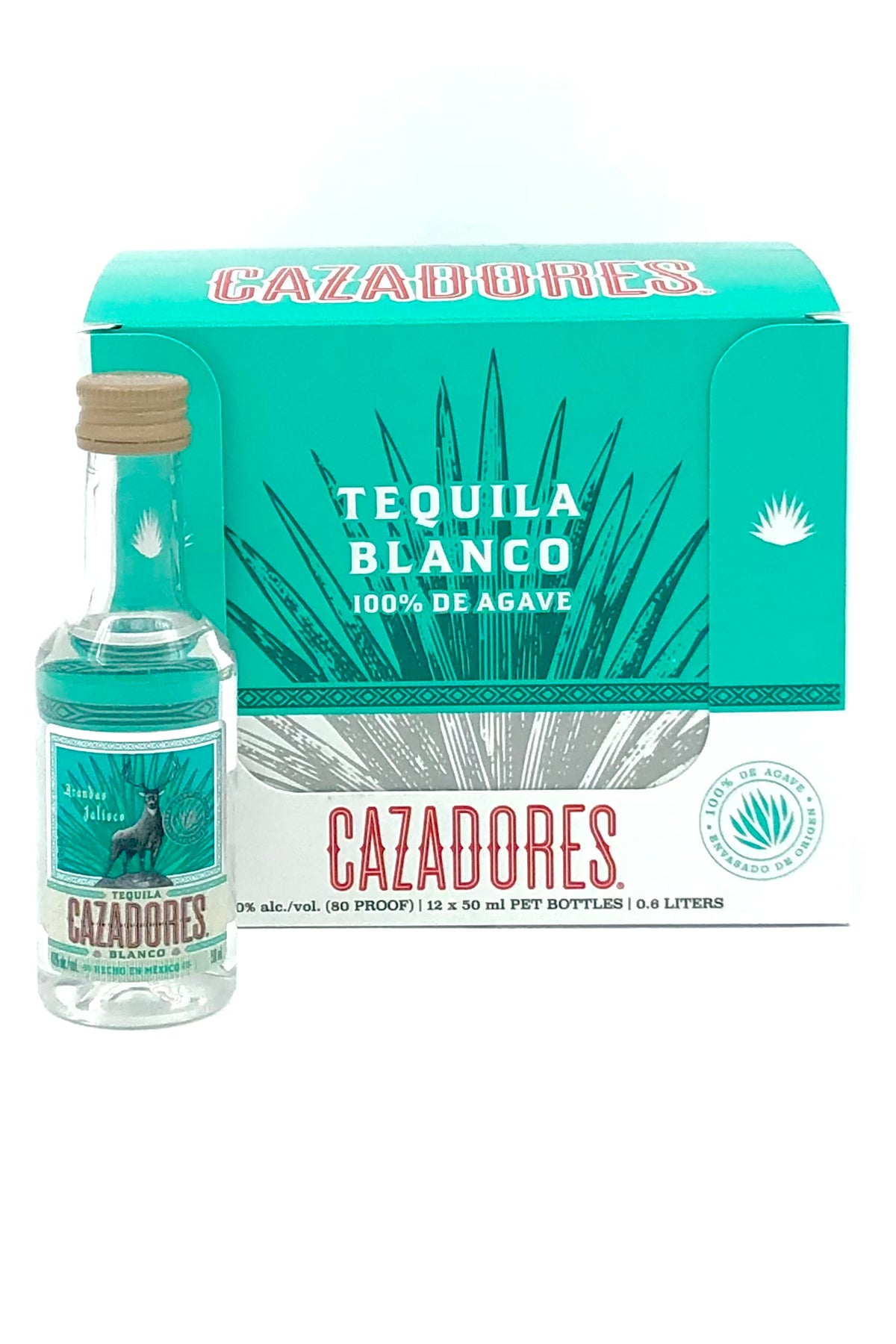 Cazadores Blanco Tequila 12 x 50 ml