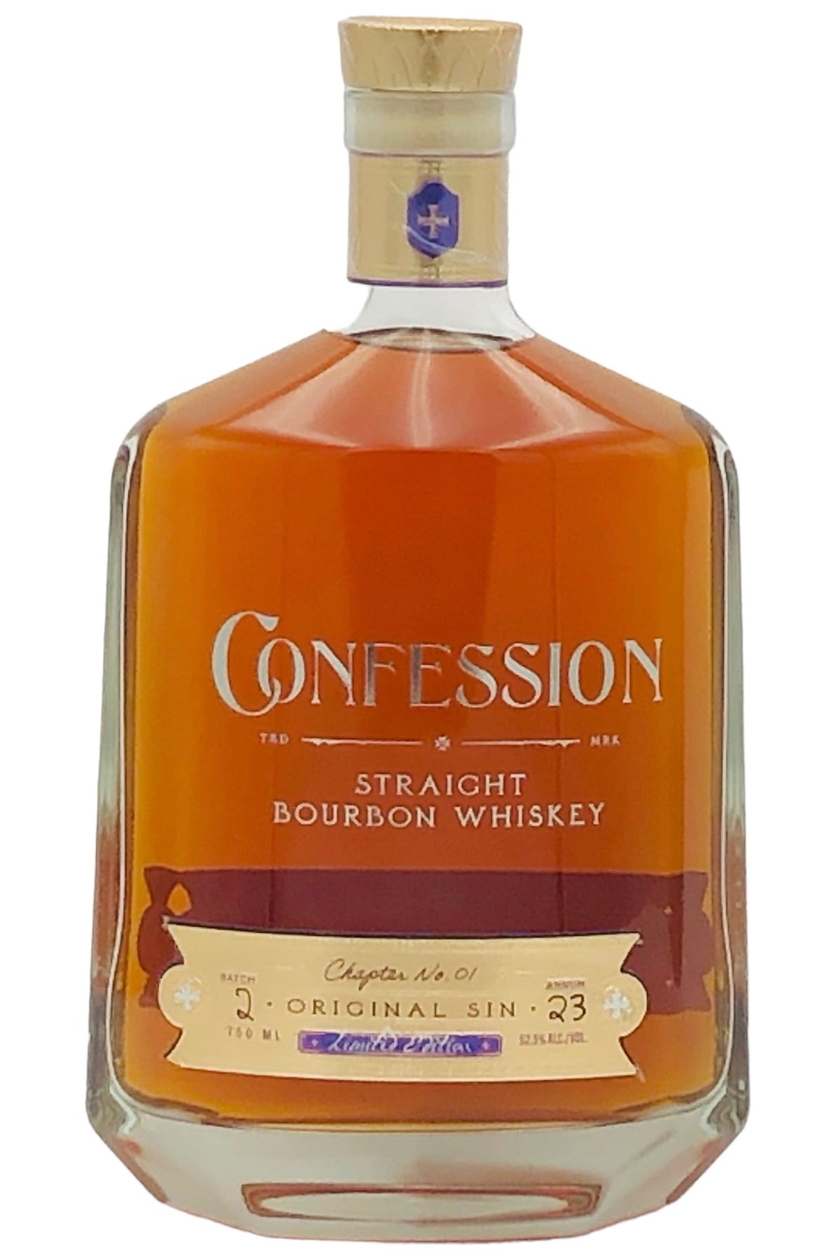 Burnt Church Distillery &quot;Confession&quot; Straight Bourbon Whiskey