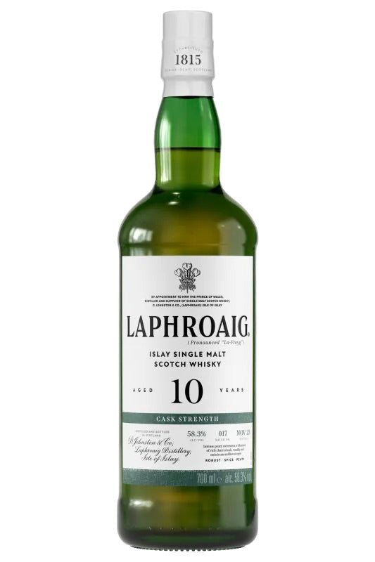 Buy Laphroaig 10 Year Old Cask Strength Batch 17 Scotch Whisky Online