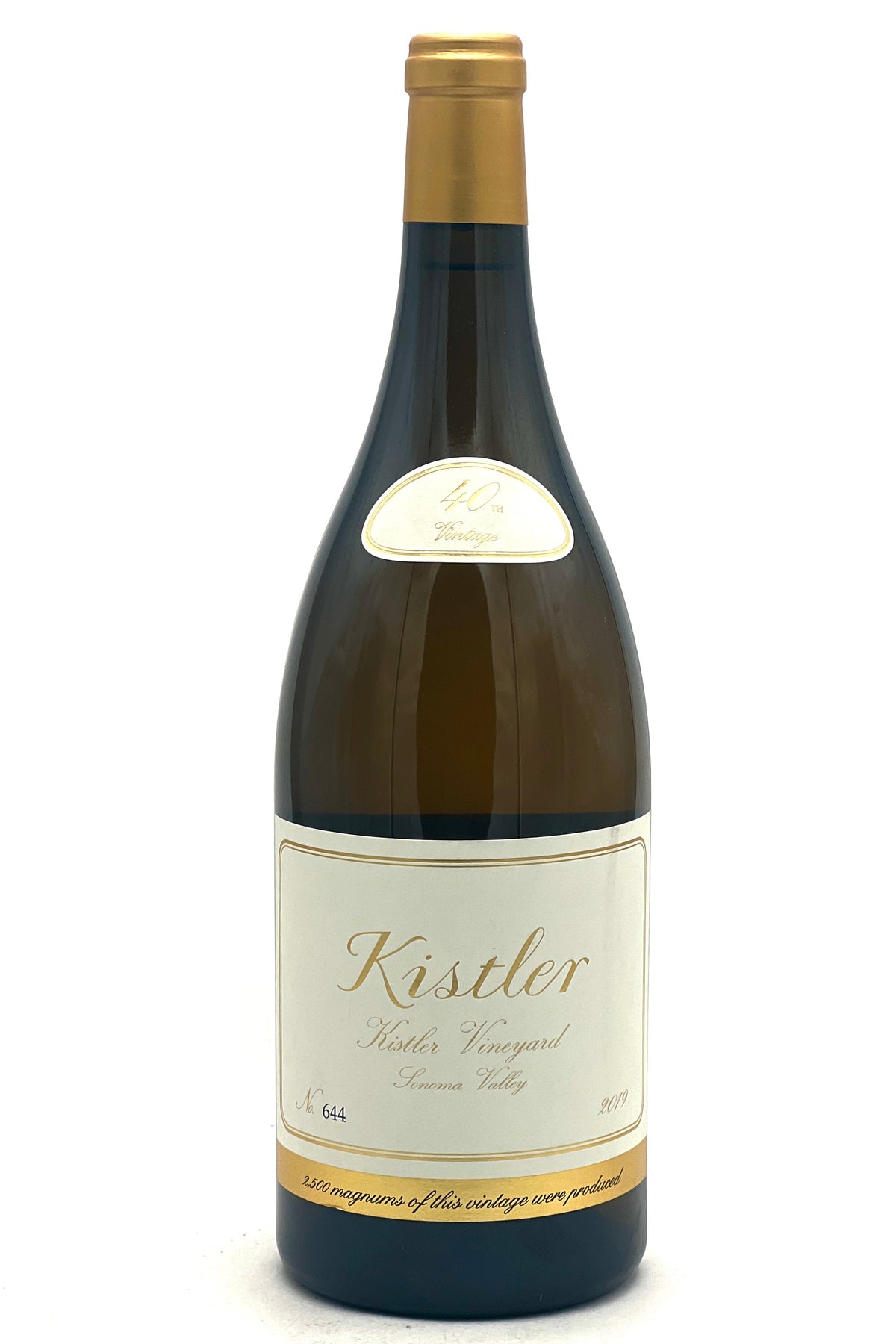 Kistler 2019 Chardonnay &quot;Kistler Vineyard&quot; Sonoma Valley 1.5L MAGNUMS