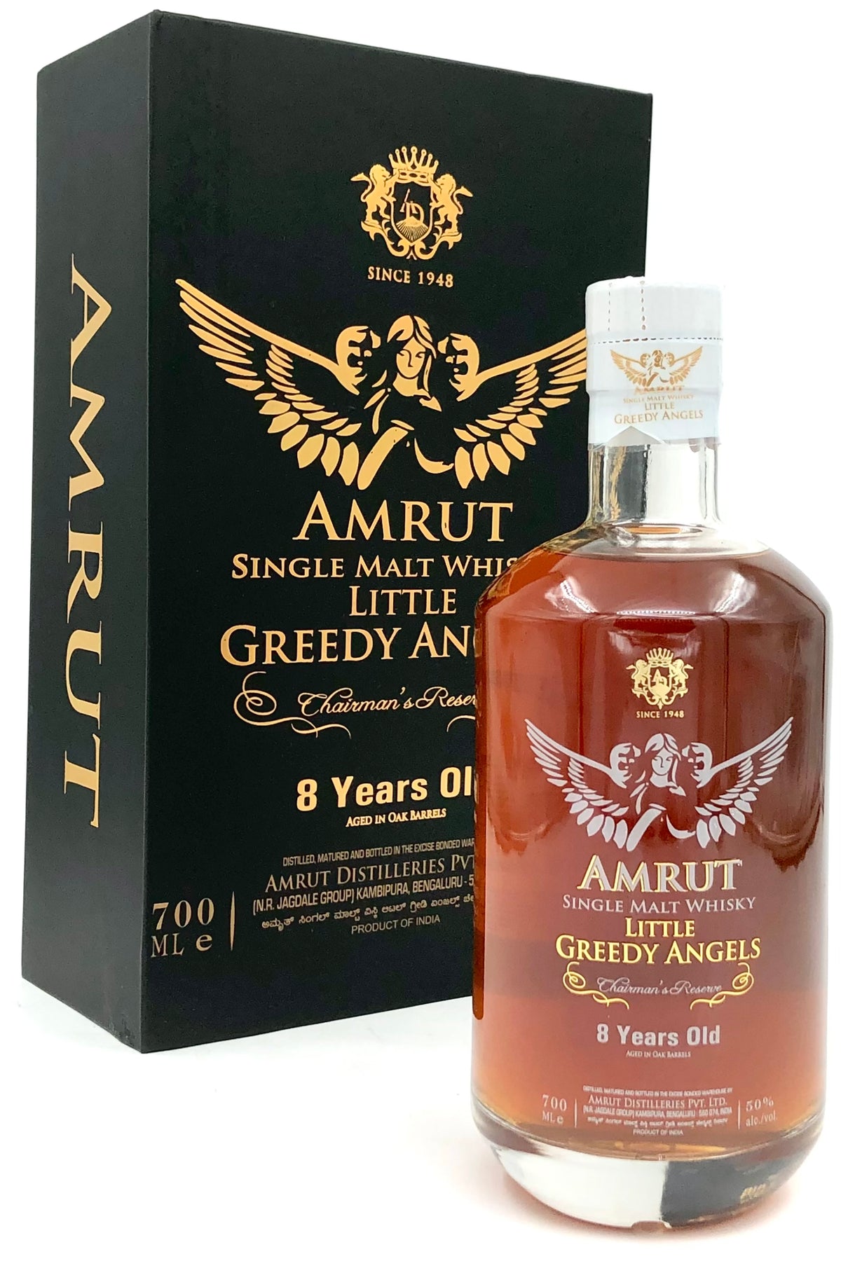Amrut &quot;Little Greedy Angels&quot; 8 Years Old Peated Single Malt Whisky