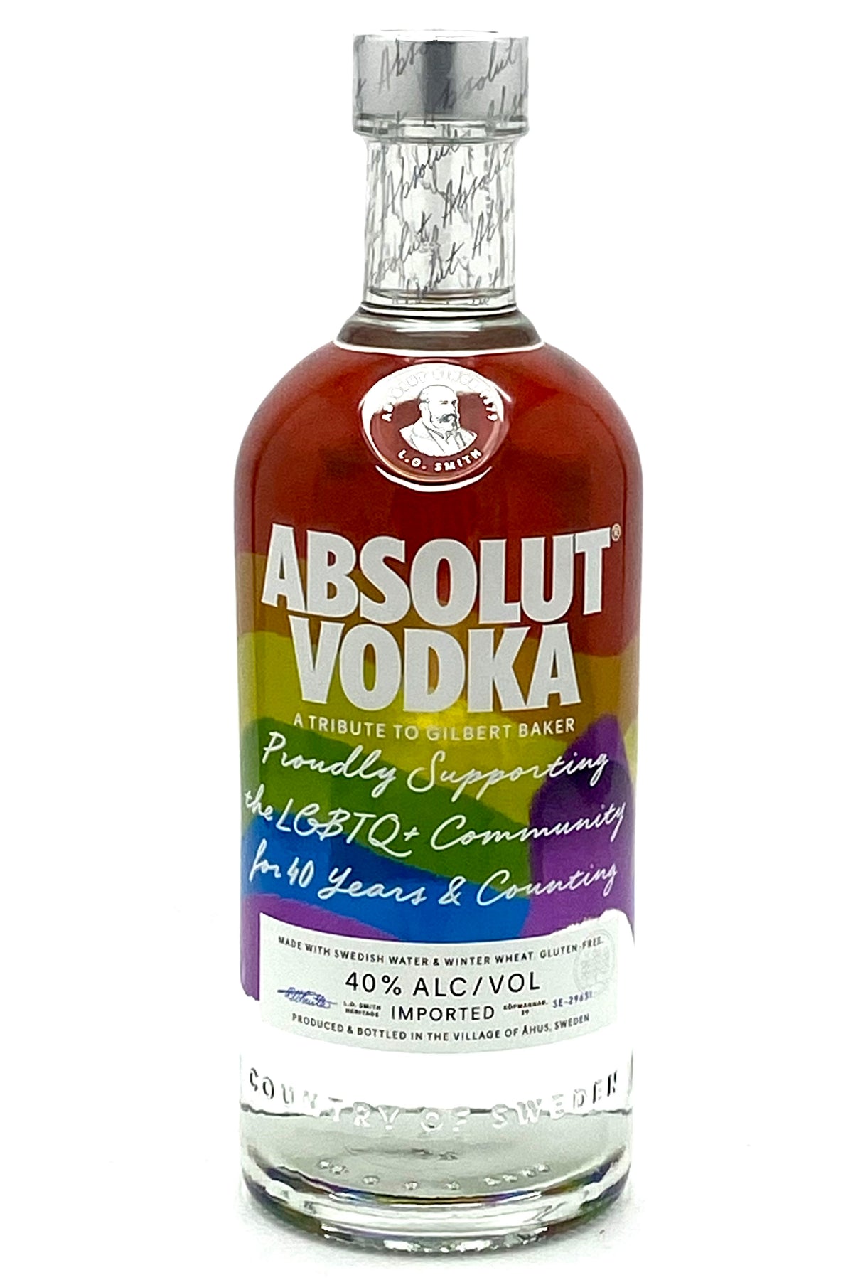 Absolut Colors &quot;New Style Label&quot; Vodka Limited Edition Rainbow