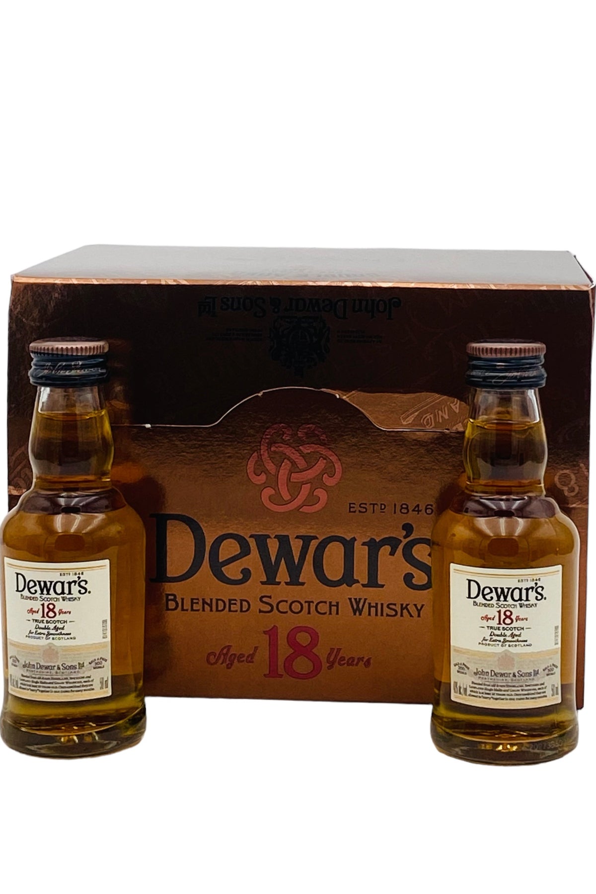 Dewar&#39;s 18 Year Old Scotch Whisky 12 x 50 ml