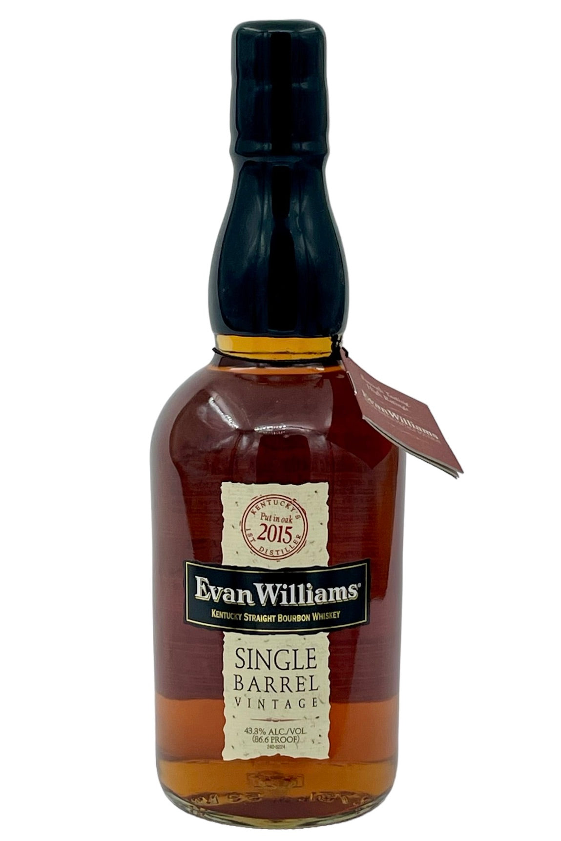 Evan Williams Vintage 2015 Single Barrel Bourbon Whiskey