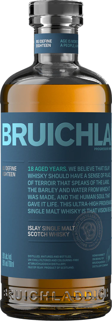 Buy Bruichladdich 18 Year Old Single Malt Scotch Whisky Online
