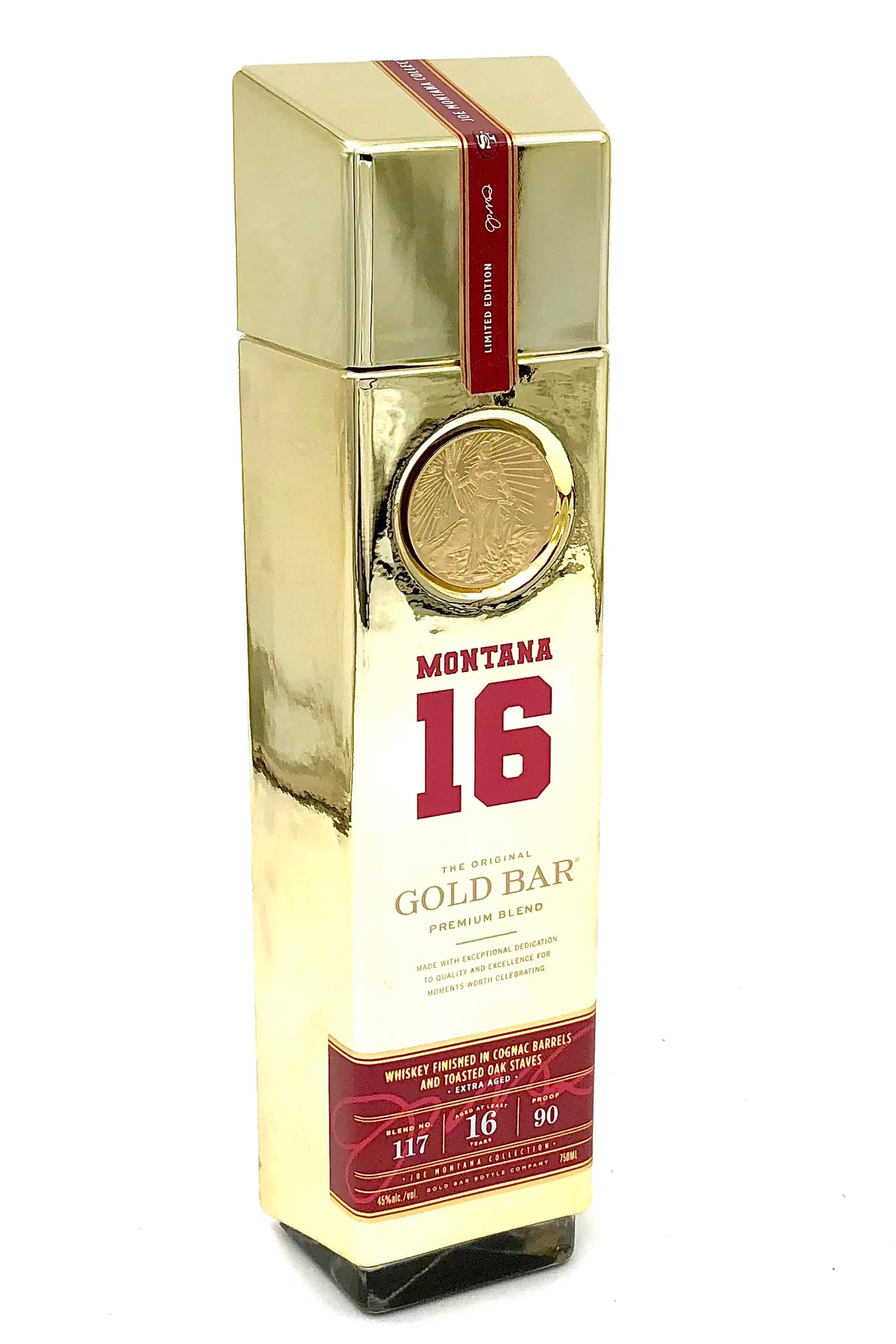 49ers Gold Bar &quot;Number 16 - Montana Collection&quot; 16 Year Old Whiskey Limited Edition