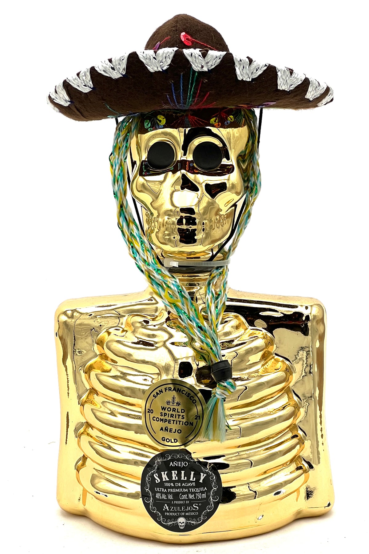 Skelly Tequila Anejo &quot;Gold&quot; by Los Azulejos