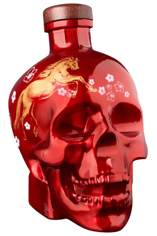 m-happyＮｏ1963フリット✨メタリックレッド、クリア、ブリオン入り Buy Crystal Head Vodka Year of the Horse 2026 Lunar New Year
