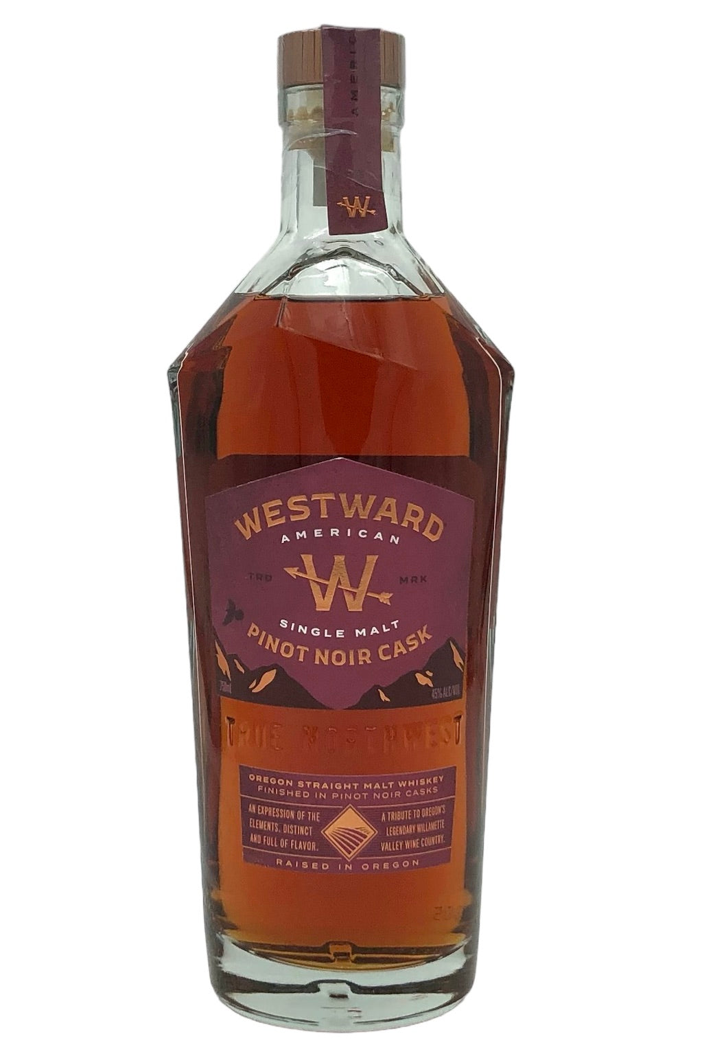 Westward &quot;Pinot Noir Finish&quot; American Single Malt Whiskey