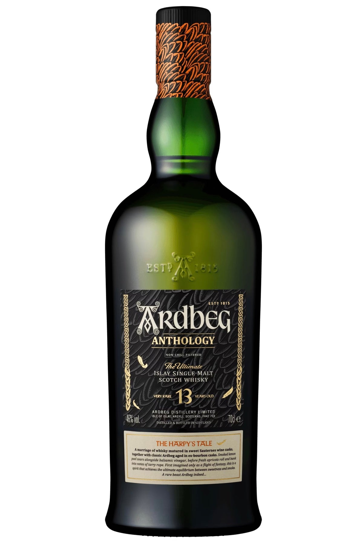 Ardbeg &quot;Anthology: The Harpy&#39;s Tale&quot; The Ultimate 13 Year Old Single Malt Scotch Whisky