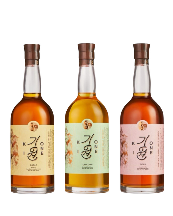 Buy Ki One Distillery Set of Three Korean Single Malt Whisky The