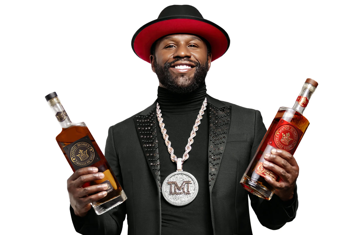 Good Money 10 Year Old Canadian Rye Whiskey by Floyd Mayweather Limited Release