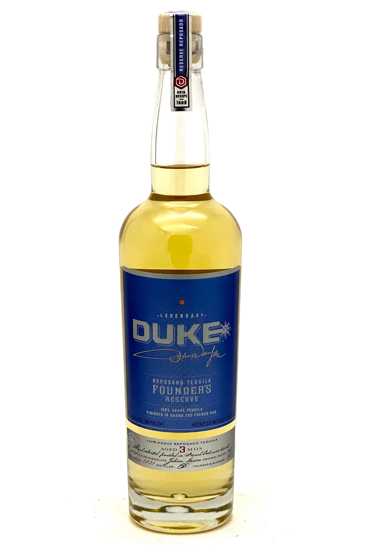 Duke Founder&#39;s Reserve Reposado Tequila
