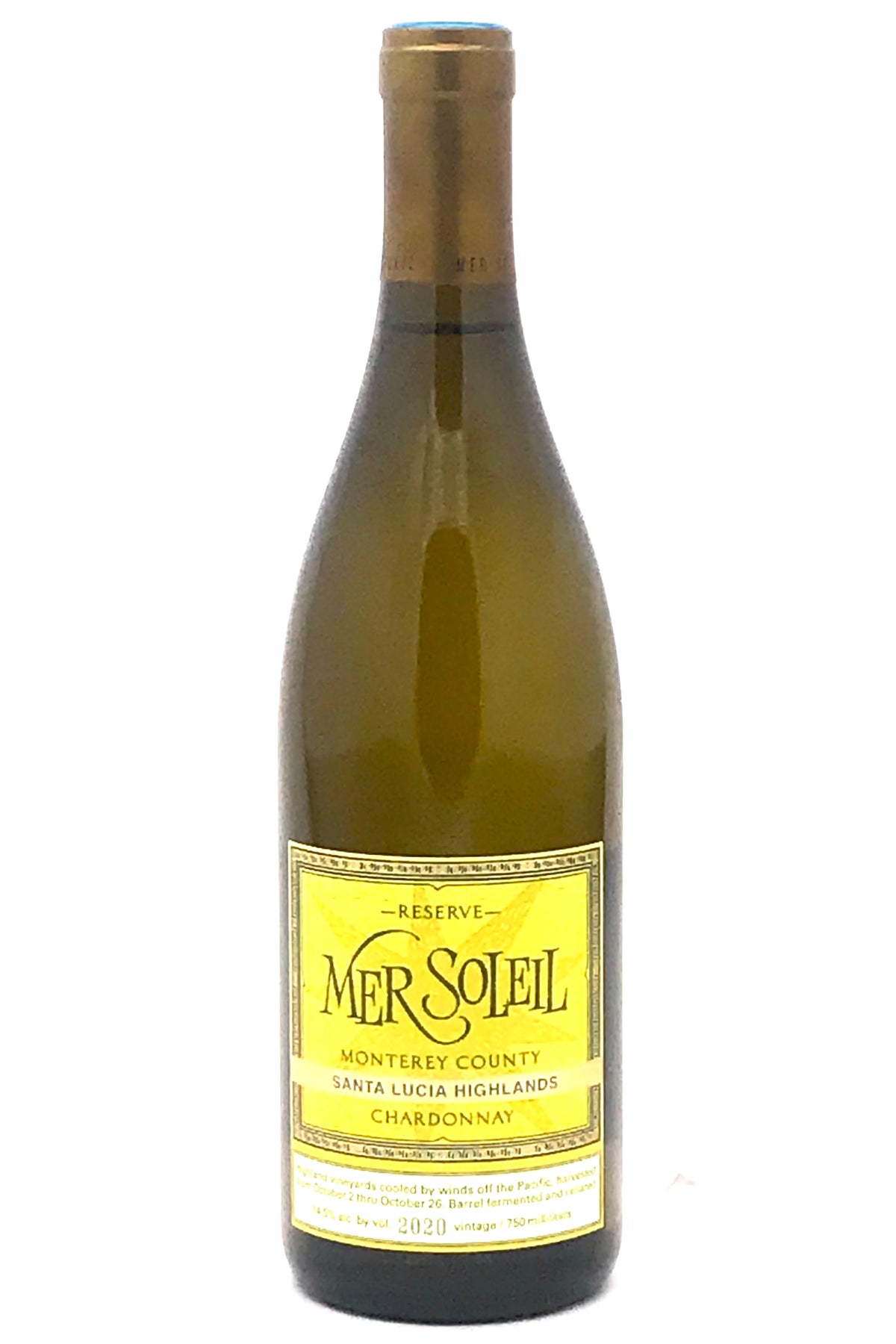 Mer Soleil 2021 Reserve Chardonnay Santa Lucia Highlands