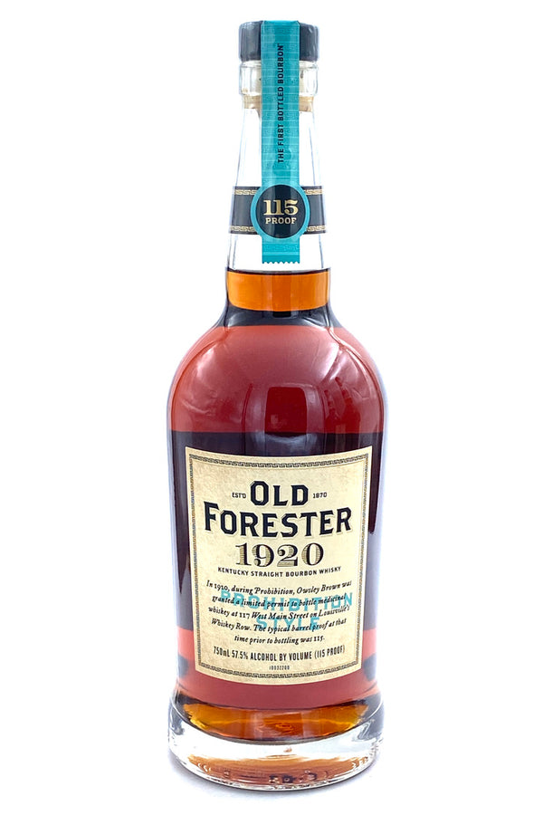 Experimentar reunirse Fábula Old Forester 1920 Prohibition Style Bourbon Whiskey - Blackwell's Wines &  Spirits