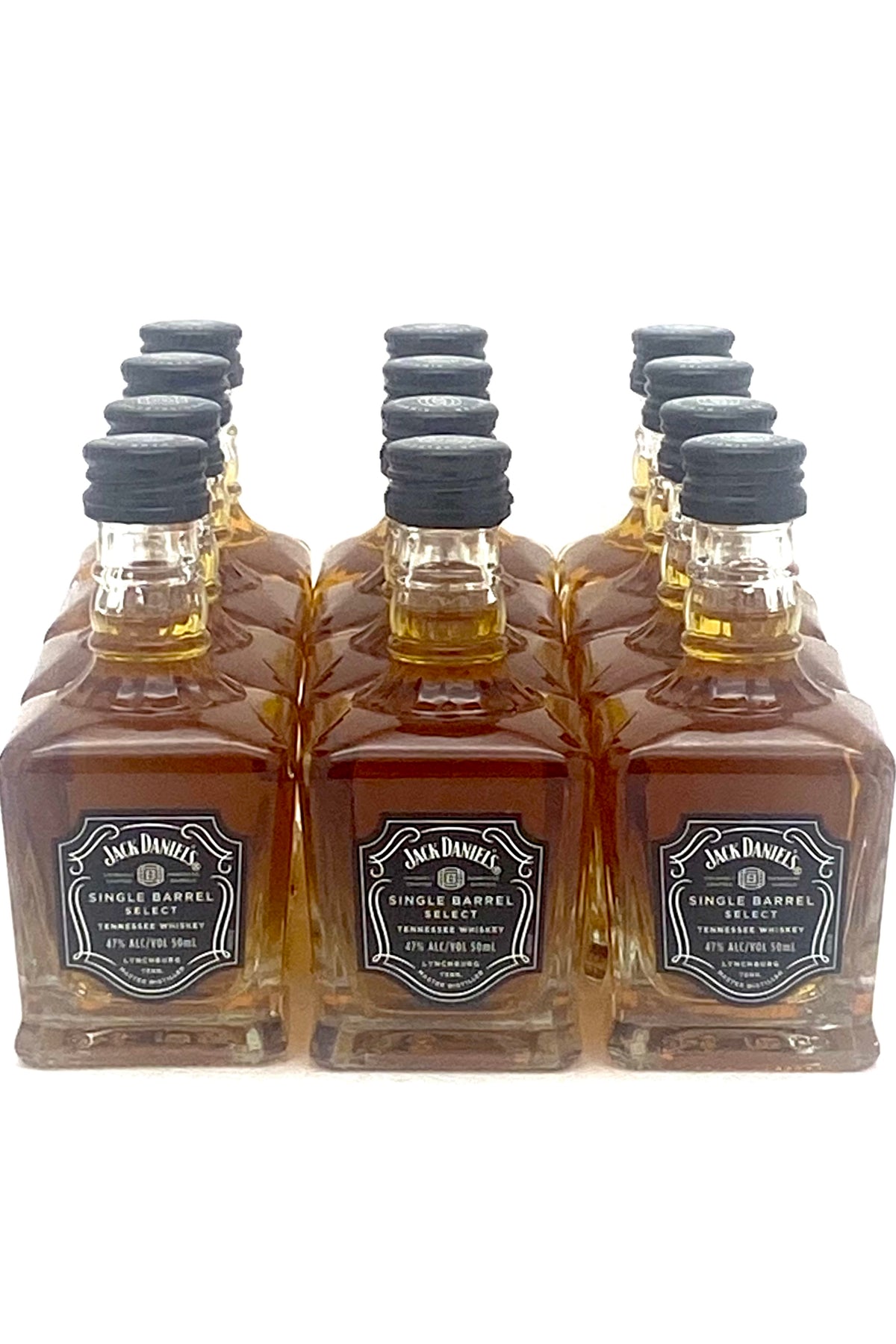 Jack Daniel&#39;s Single Barrel Select Tennessee Whiskey 12 x 50 ml