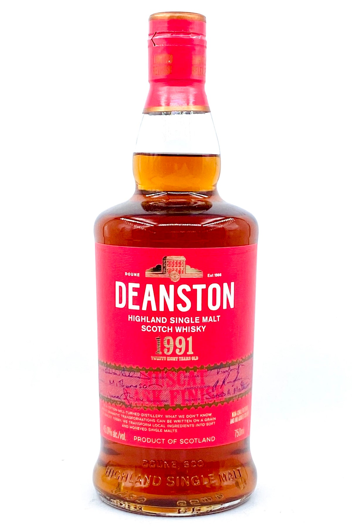 Deanston 28 Year Old Muscat Finish Vintage 1991 Single Malt Scotch Whisky