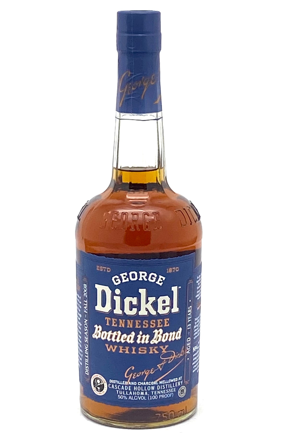 George Dickel 13 Year Old Bottled-in-Bond Tennessee Whisky