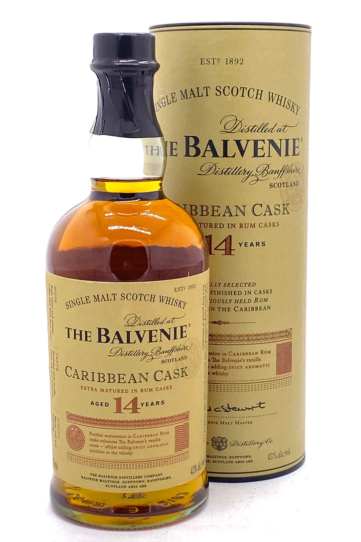 Balvenie 14 Year Old Scotch Whisky Caribbean Cask