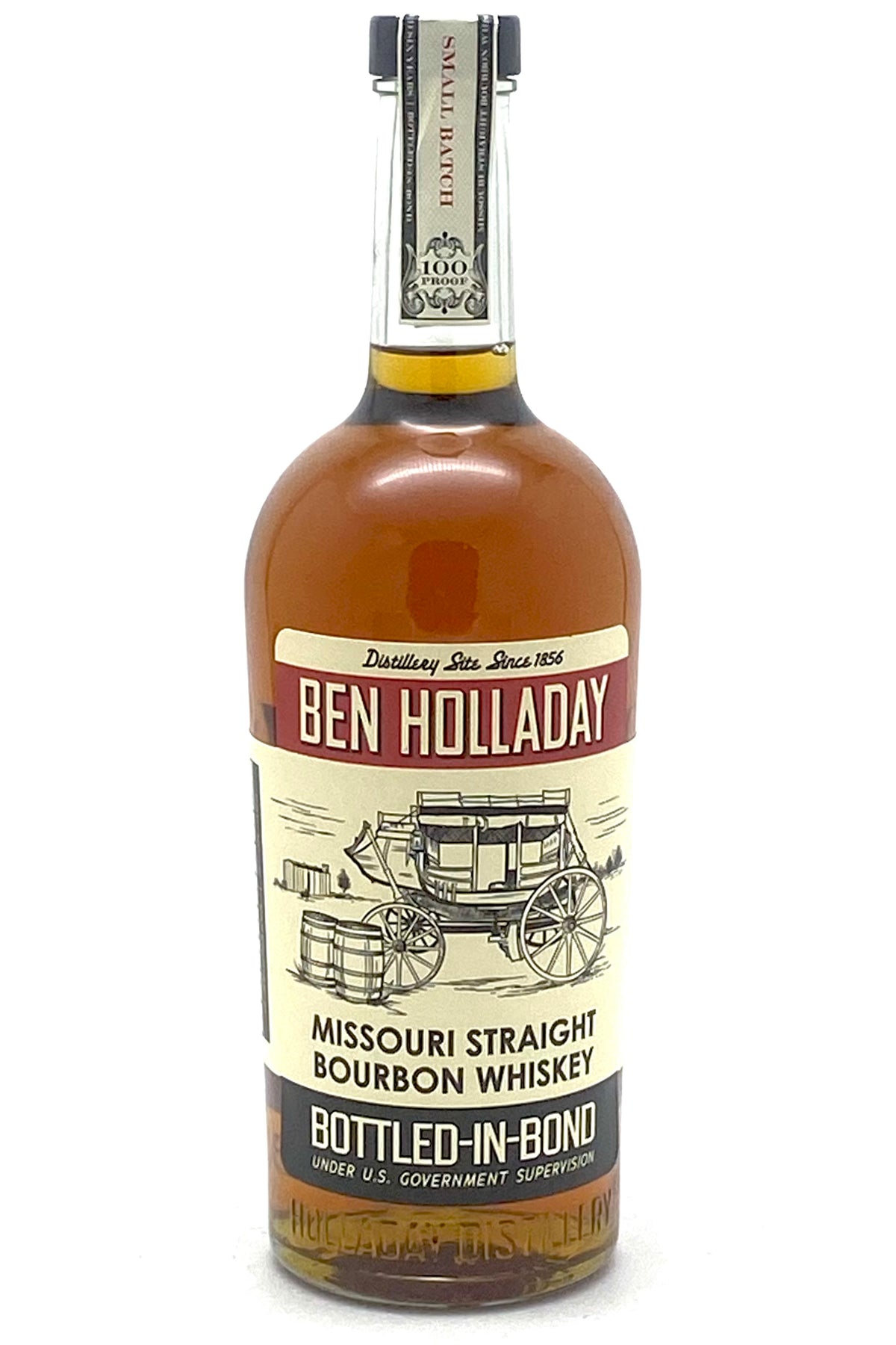 Ben Holladay Bottled-in-Bond 6 Year old Missouri Straight Bourbon Whiskey