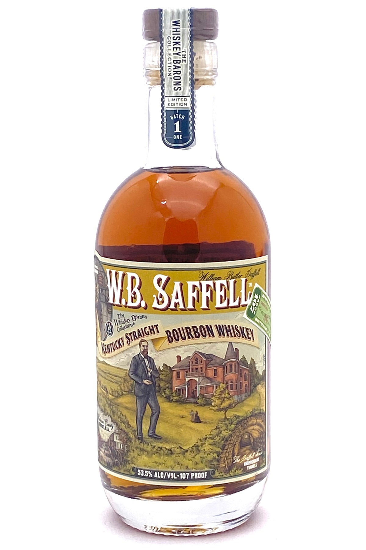 W.B. Saffell Kentucky Straight Bourbon Whiskey 375 ml
