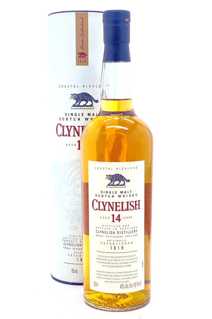 Clynelish 14 Year Old Single Malt Coastal Highland Scotch Whisky