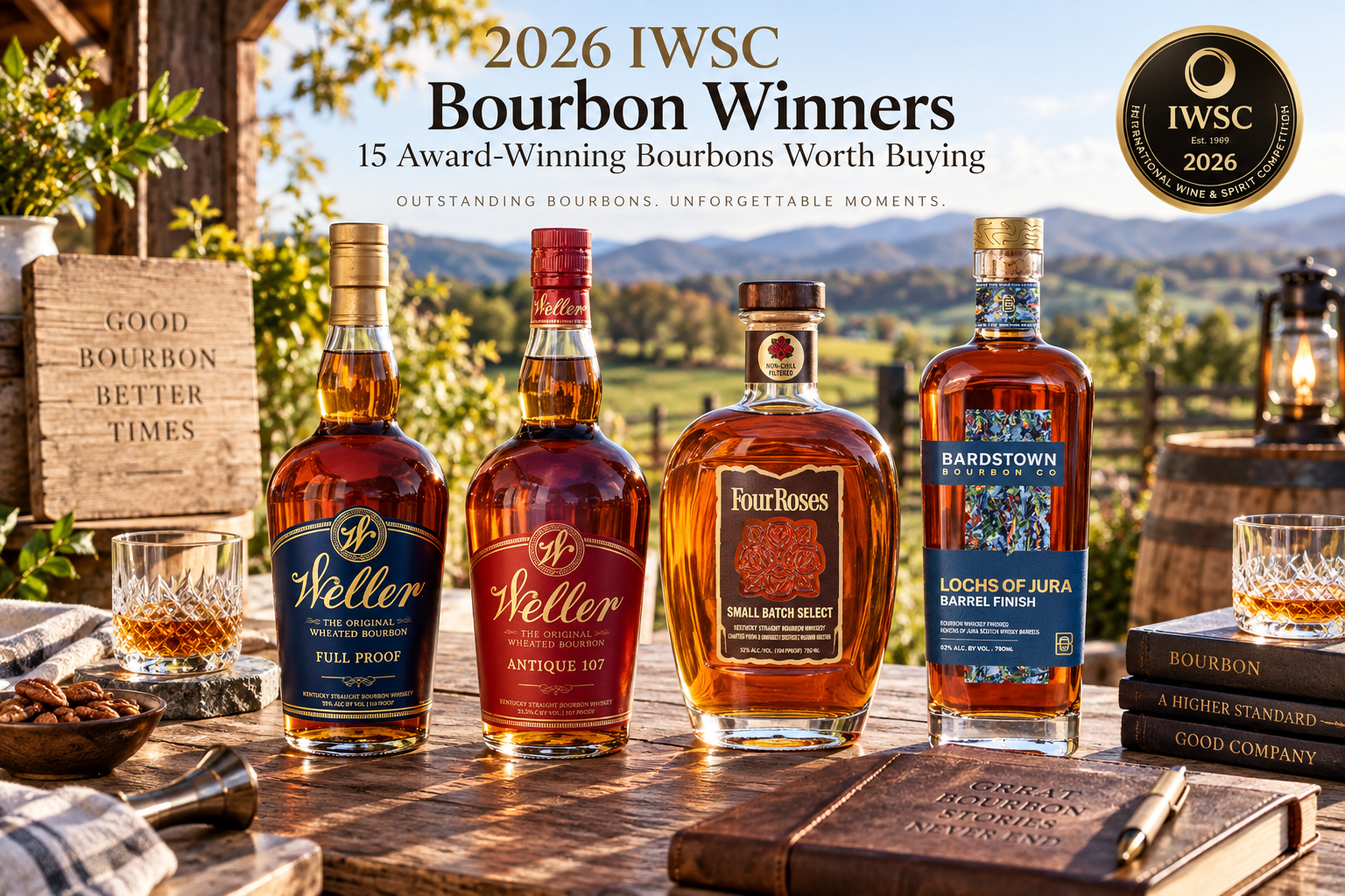 2026 IWSC Bourbon Winners: 15 Award-Winning Bourbons Worth Buying
