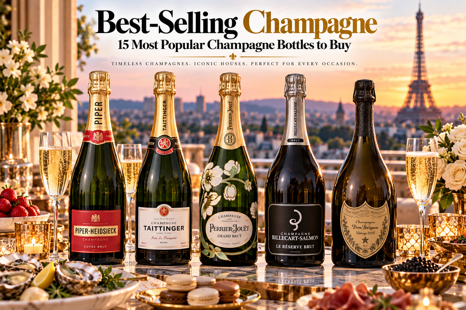 Best-Selling Champagne: 15 Most Popular Champagne Bottles to Buy