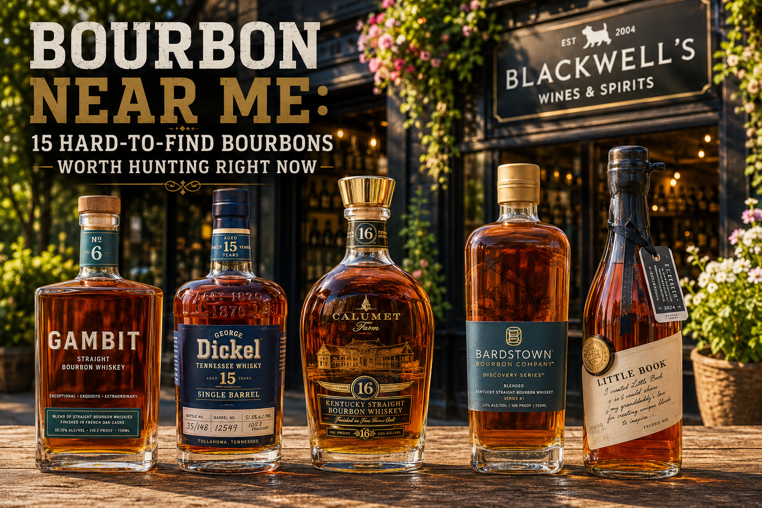 Bourbon Near Me: 15 Hard-to-Find Bourbons Worth Hunting Right Now