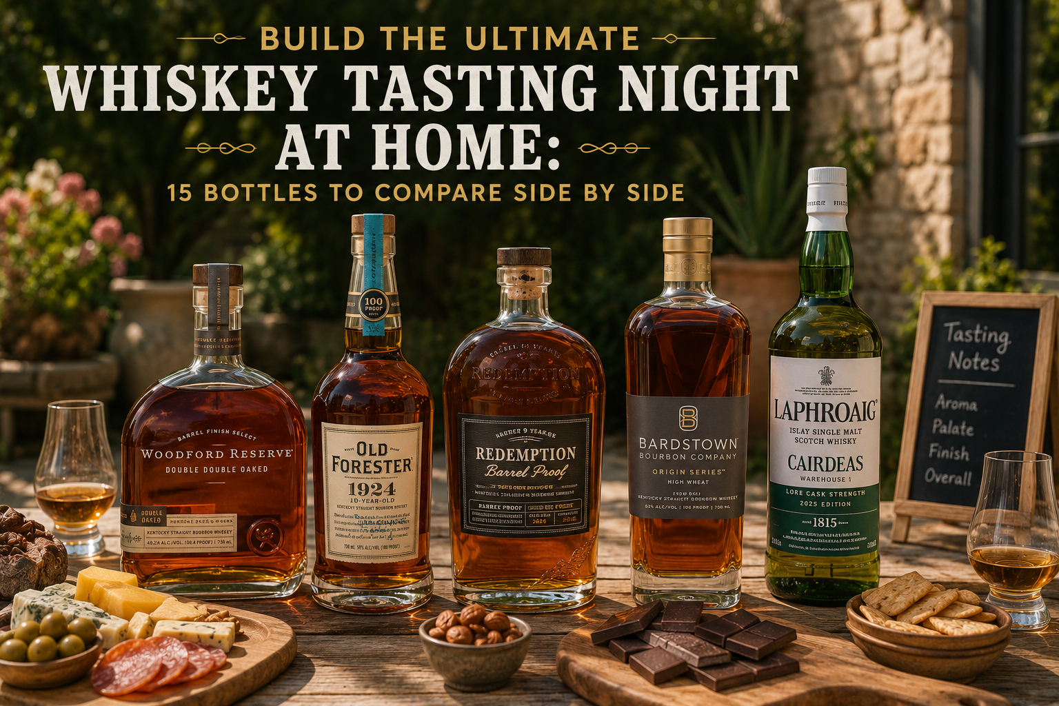 Build the Ultimate Whiskey Tasting Night at Home: 15 Bottles to Compare Side by Side