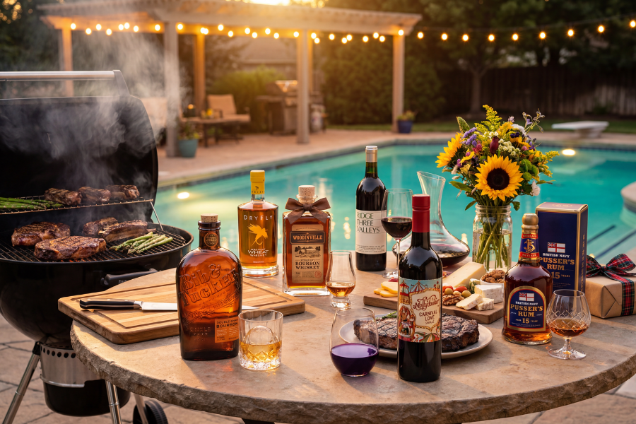 Father's Day BBQ Pairings: Best Whiskey, Bourbon & Wine for the Grill
