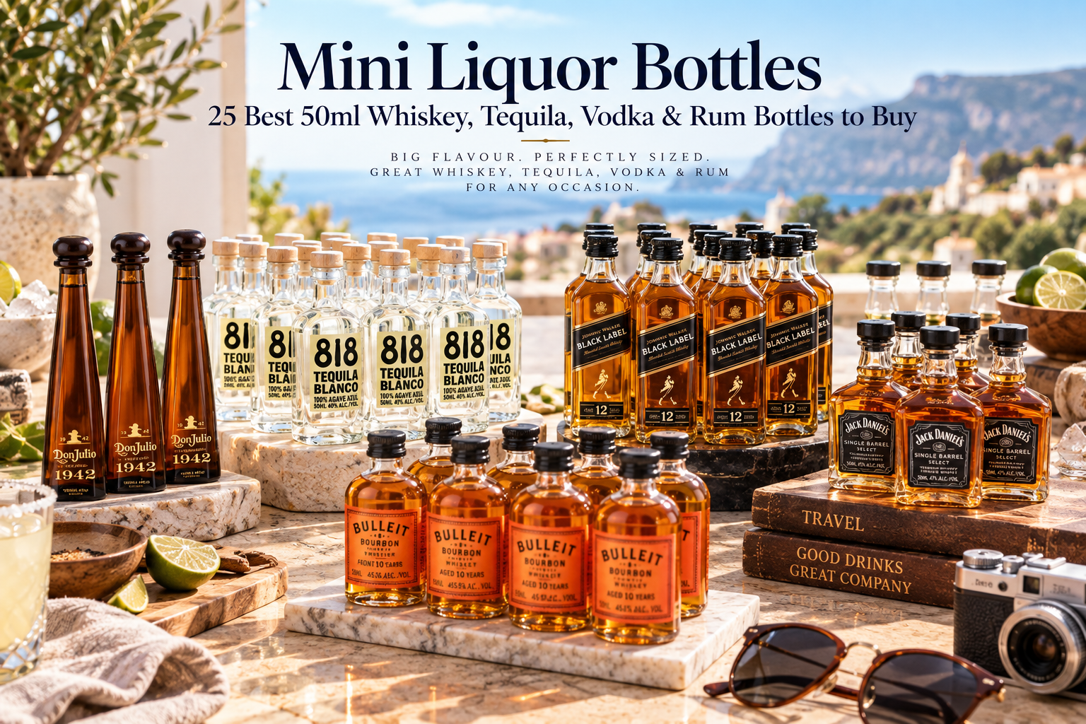 Mini Liquor Bottles: 25 Best 50ml Whiskey, Tequila, Vodka & Rum Bottles to Buy