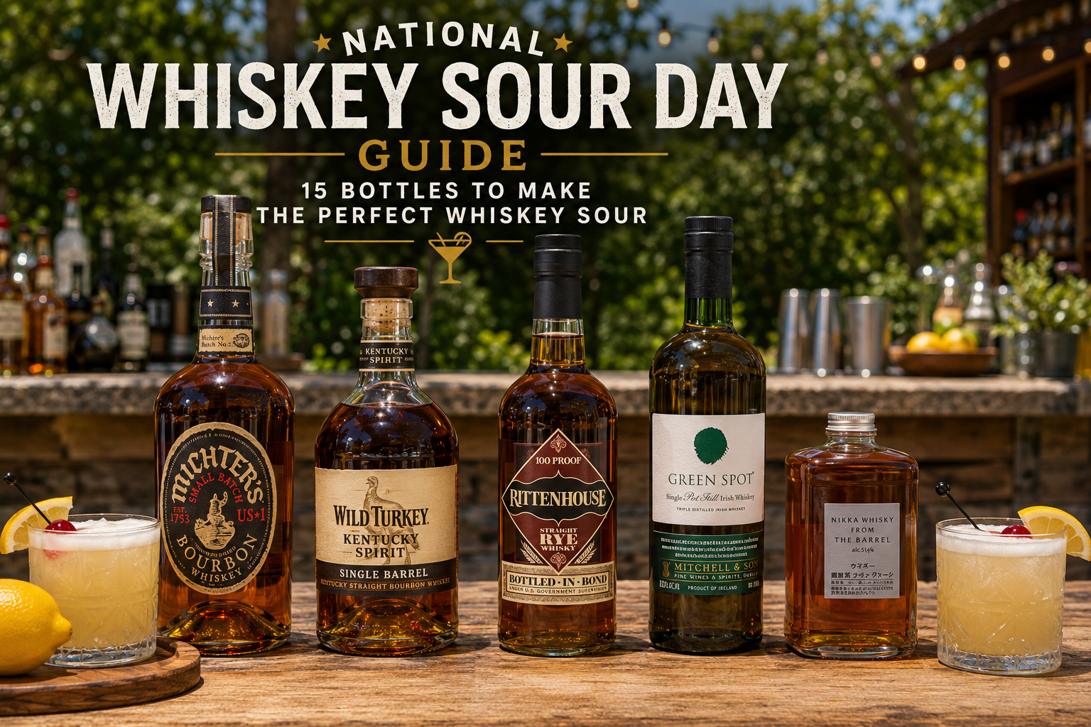 National Whiskey Sour Day Guide: 15 Bottles to Make the Perfect Whiskey Sour