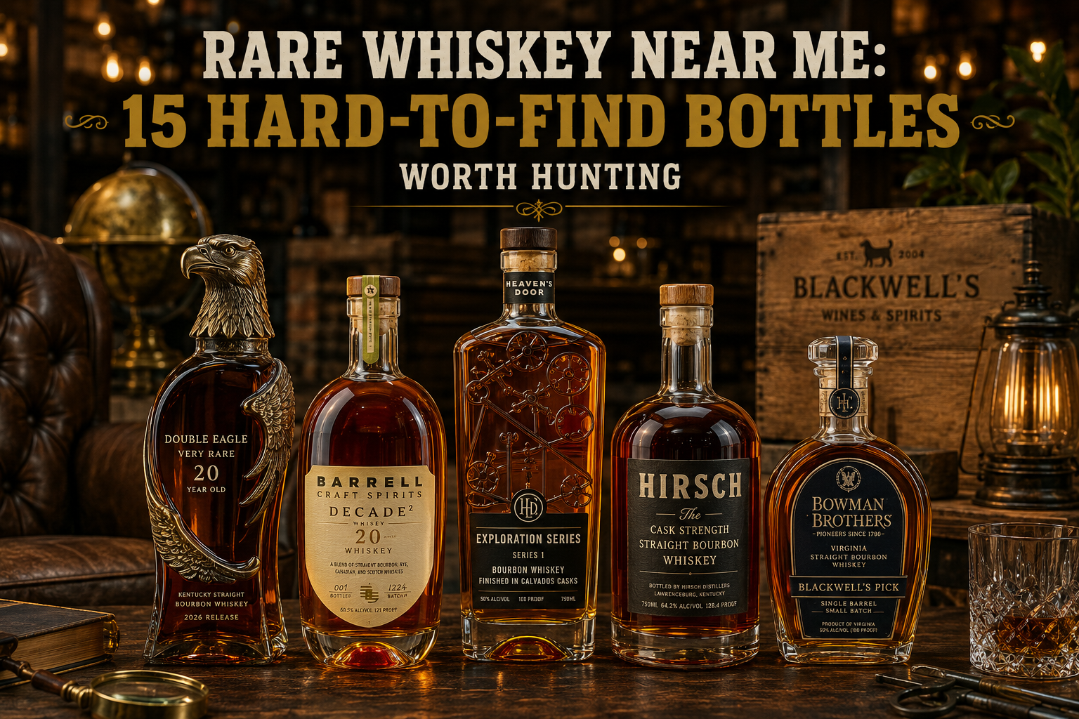 Rare Whiskey Near Me: 15 Hard-to-Find Bottles Worth Hunting