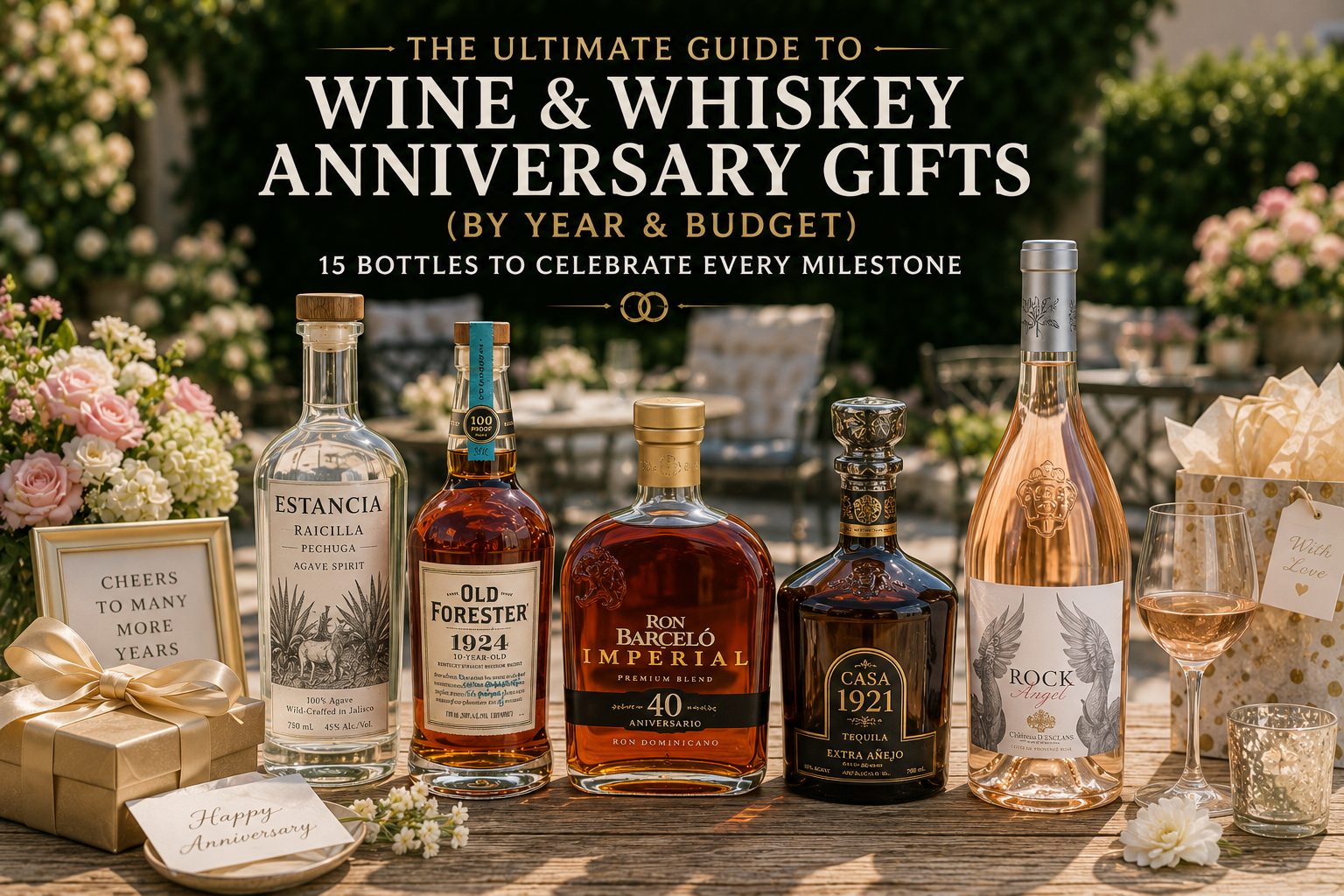 The Ultimate Guide to Wine & Whiskey Anniversary Gifts (By Year & Budget)