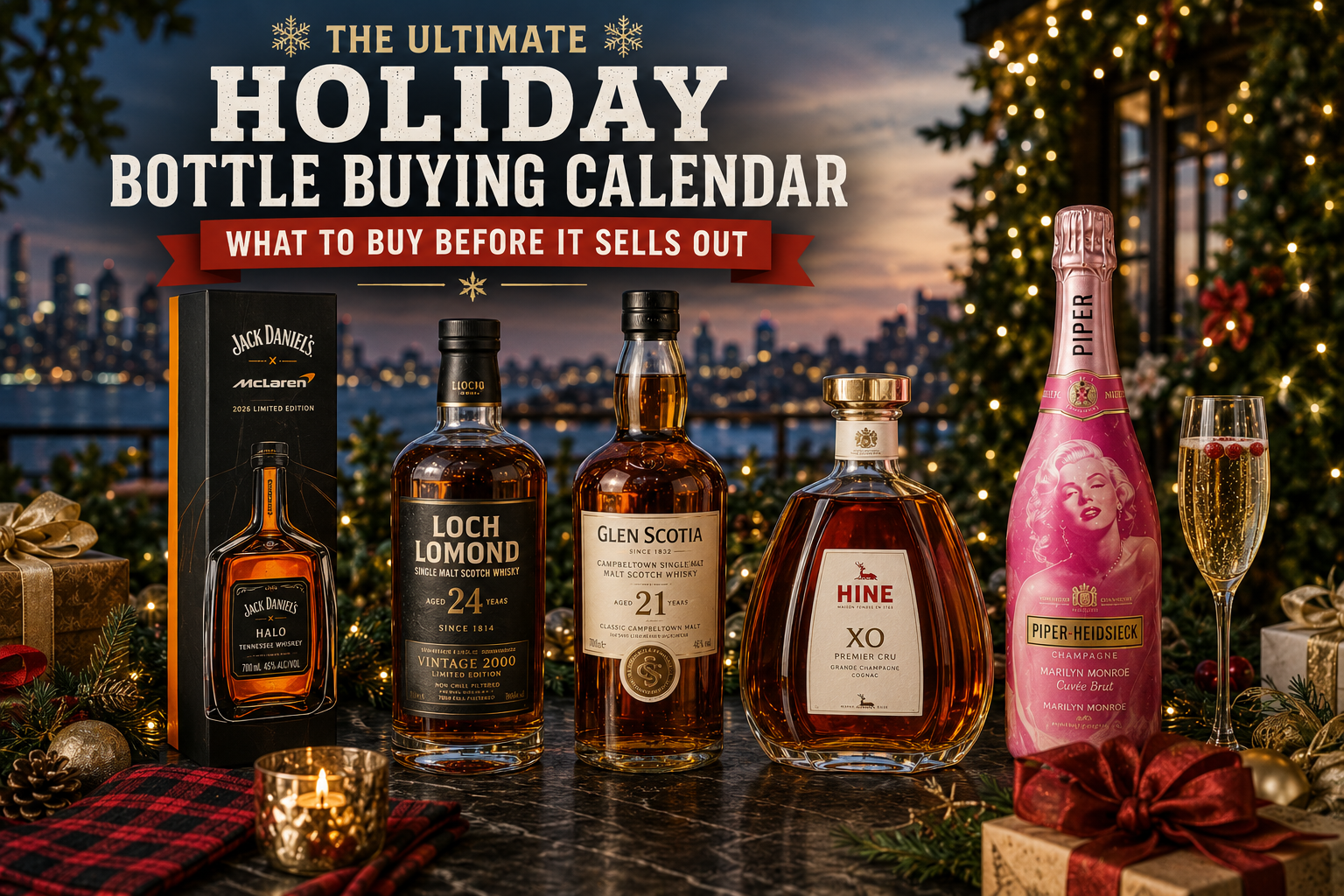 The Ultimate Holiday Bottle Buying Calendar: What to Buy Before It Sells Out