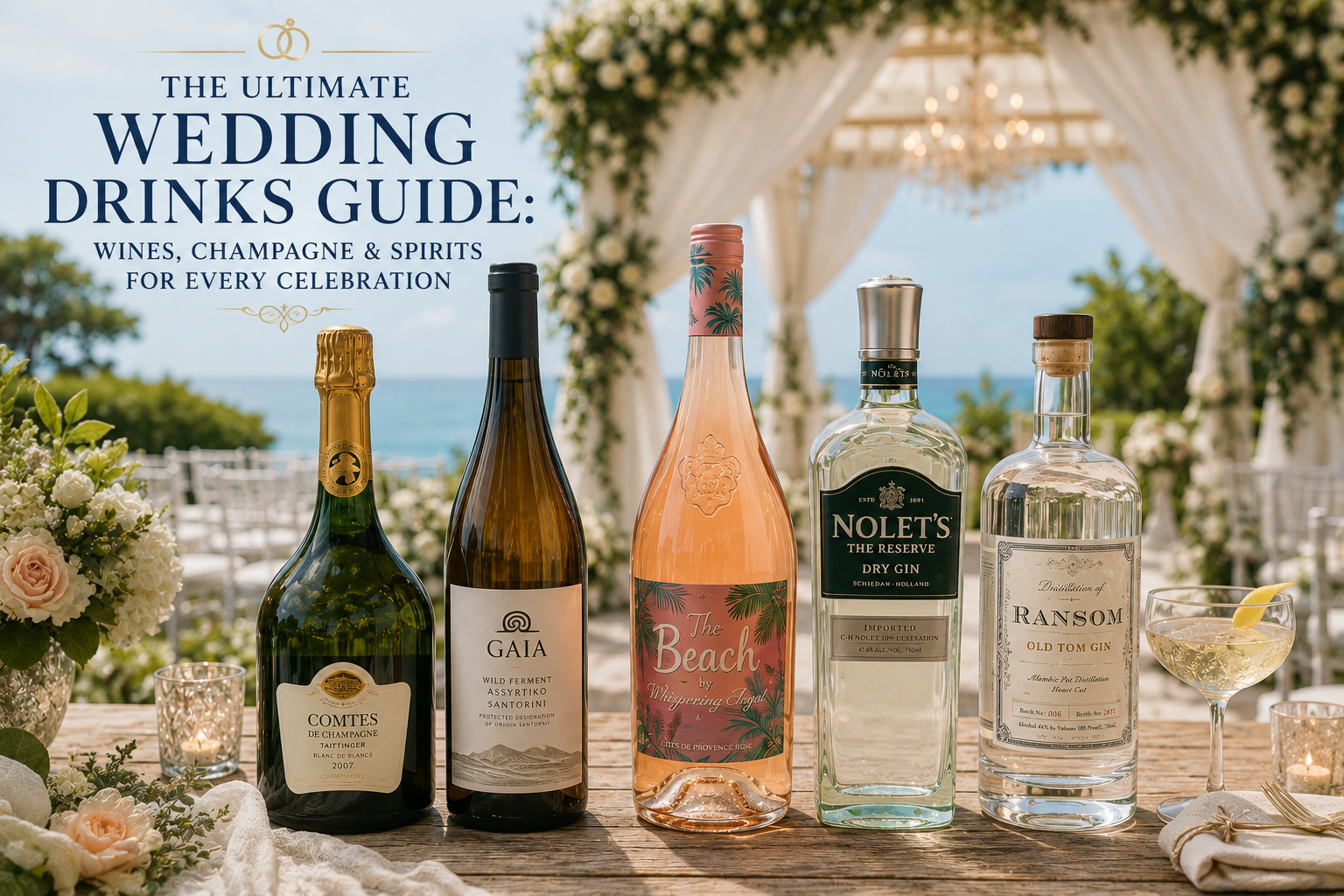The Ultimate Wedding Drinks Guide: Wines, Champagne & Spirits for Every Celebration