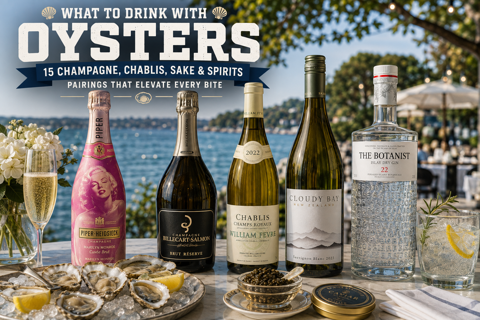 What to Drink With Oysters: 15 Champagne, Chablis, Sake & Spirits Pairings