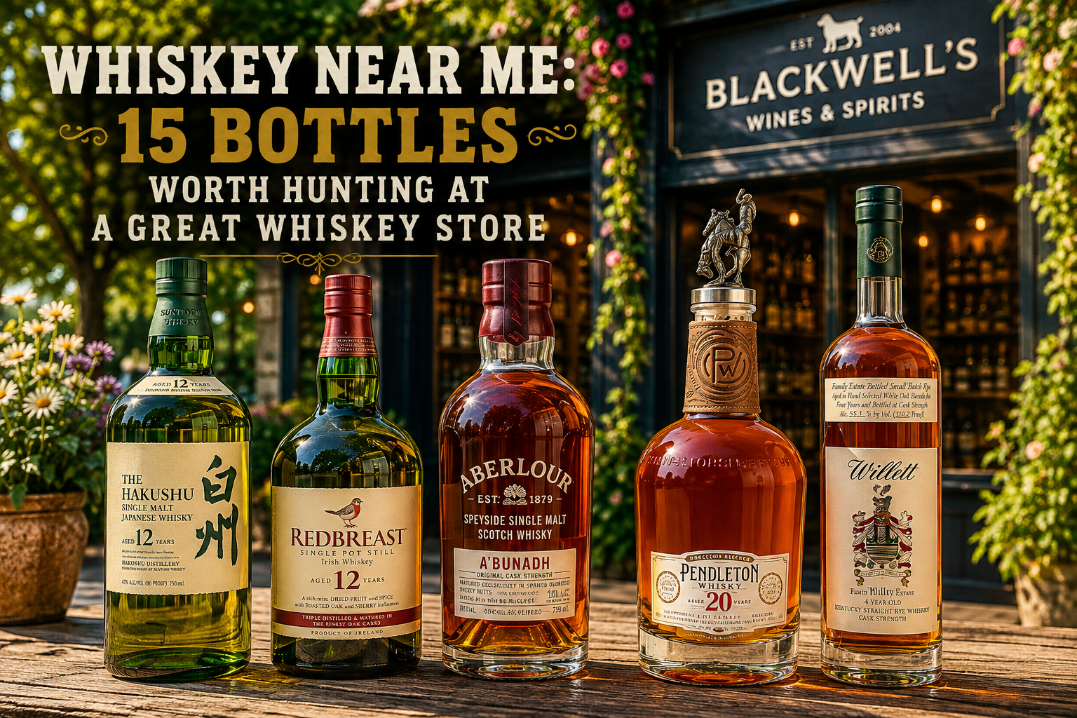 Whiskey Near Me: 15 Bottles Worth Hunting at a Great Whiskey Store
