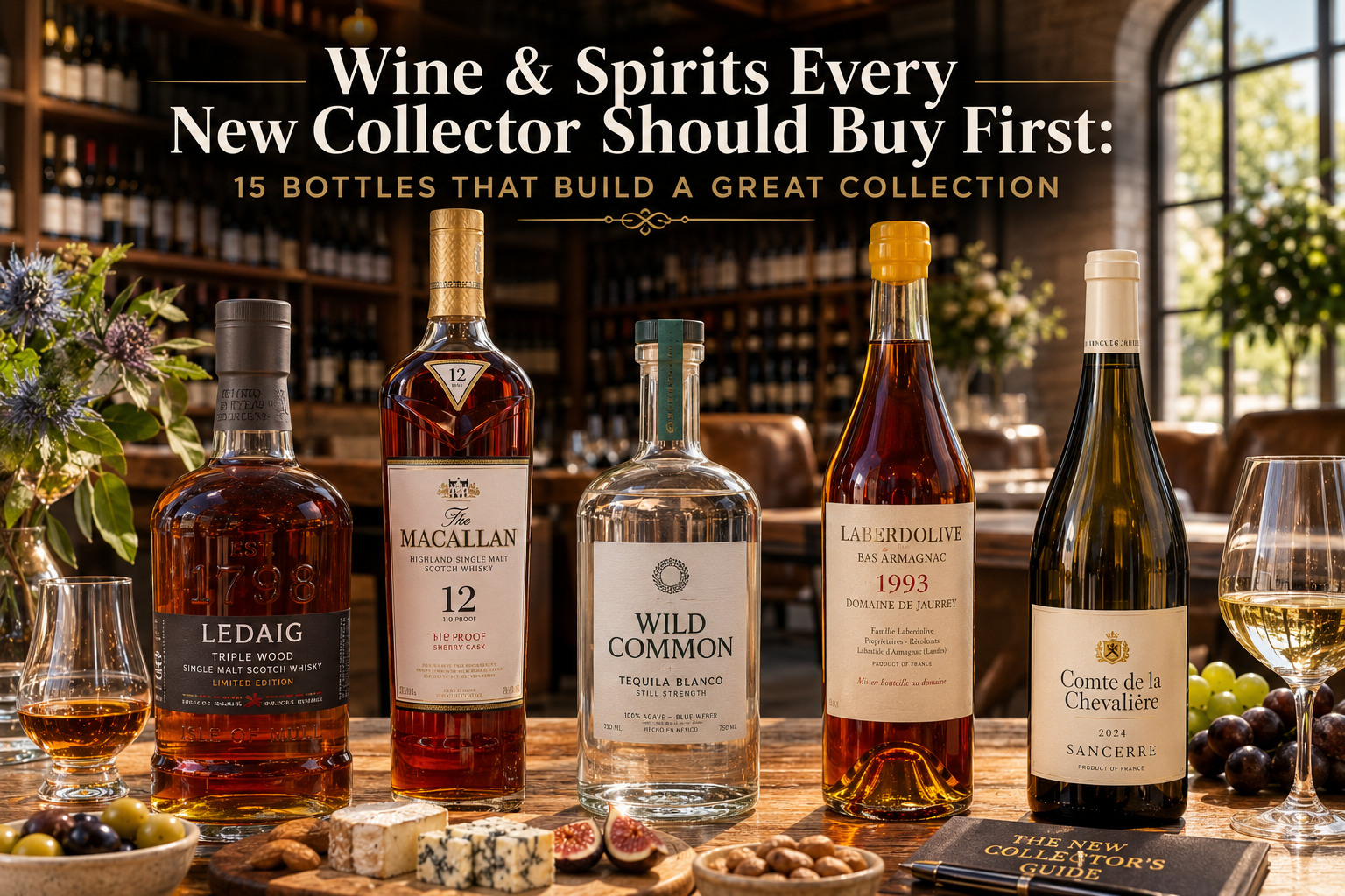 Wine & Spirits Every New Collector Should Buy First: 15 Bottles That Build a Great Collection