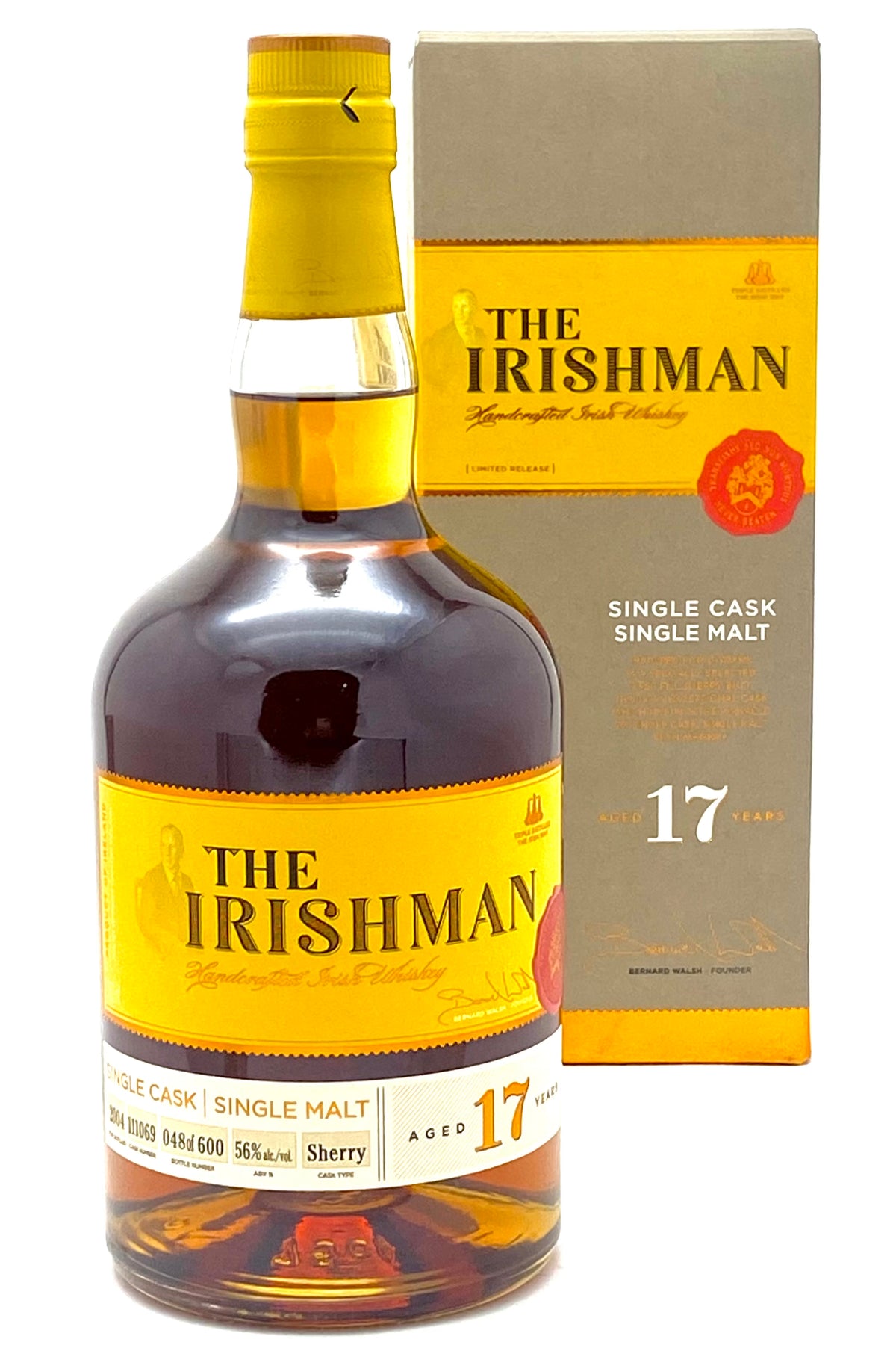 The Irishman 17 Years Old Single Malt Irish Whiskey Limited Release