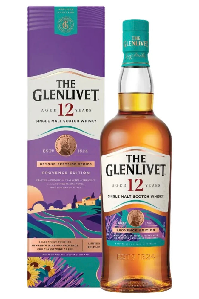 The Glenlivet 12 Year Old "Provence Edition" Single Malt Scotch Whisky 750ml