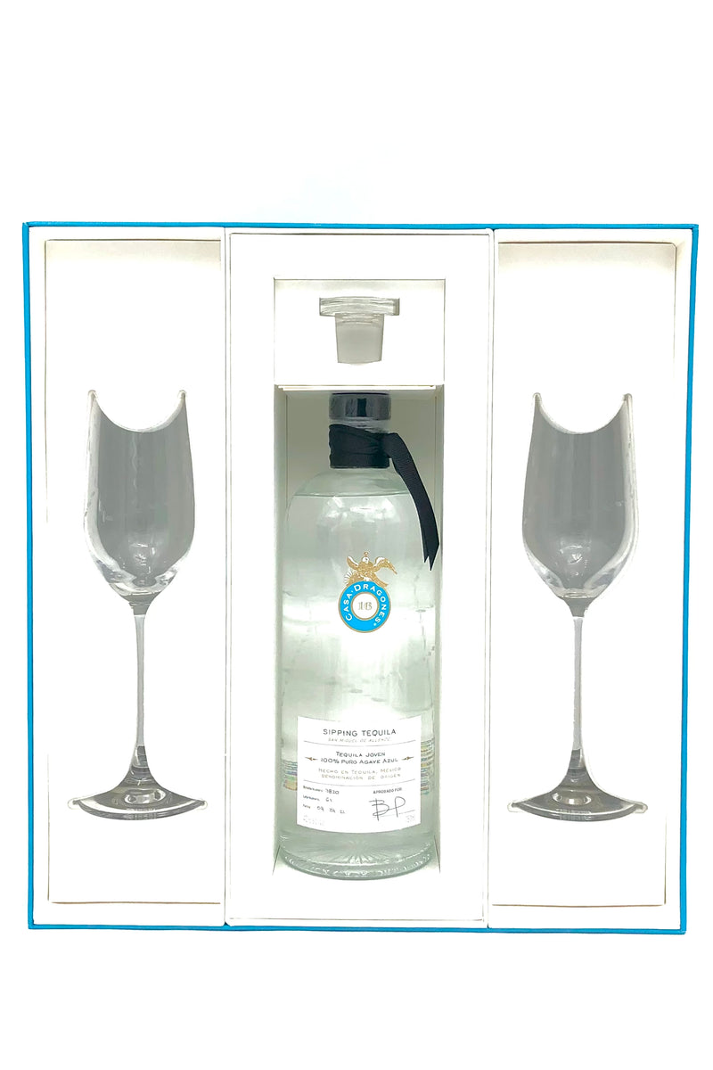 Buy Casa Dragones Joven Tequila Gift Set with Glasses Online