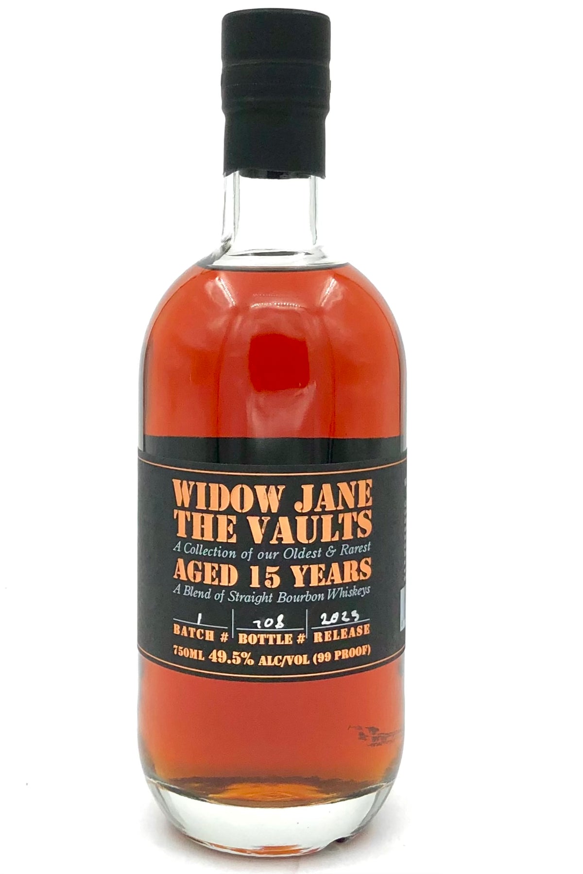 Widow Jane The Vaults 15 Year old Bourbon Whiskey