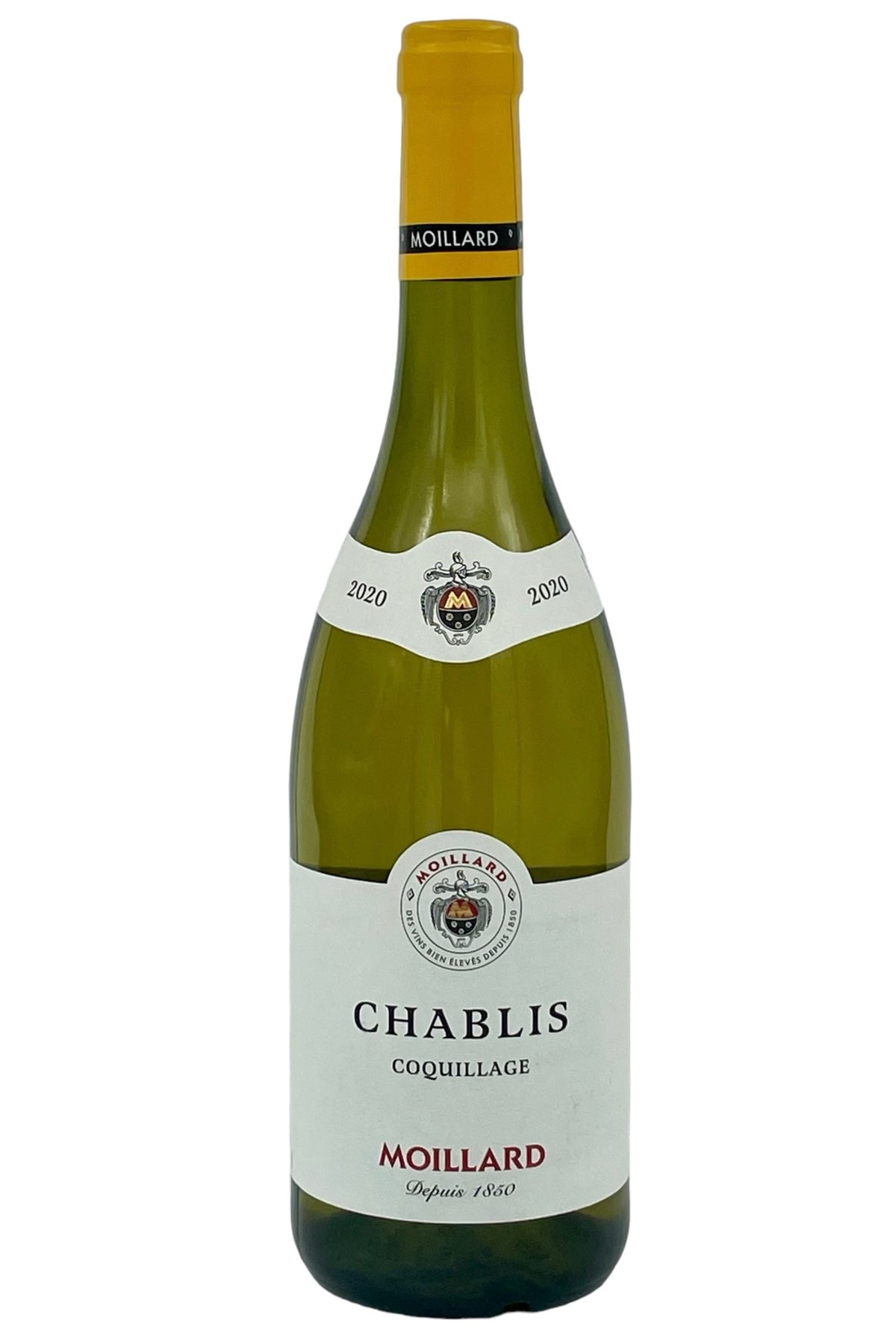 Moillard 2021 Chablis Coquillage AOC Chardonnay Burgundy France Lees Aged Kimmeridgian Limestone 12% ABV 750ml