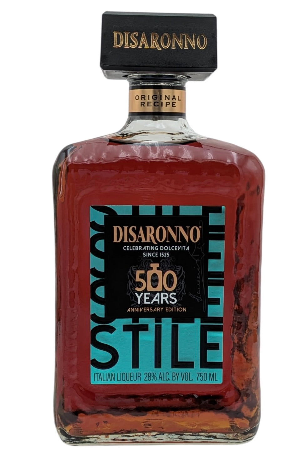 Disaronno 500th Anniversary Amaretto Liqueur "Celebrating Dolcevita Since 1525"