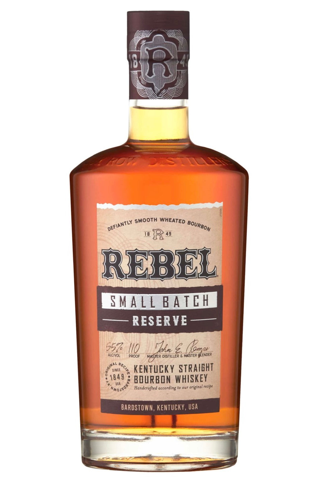 Rebel Small Batch Reserve Bourbon Whiskey 110 Proof