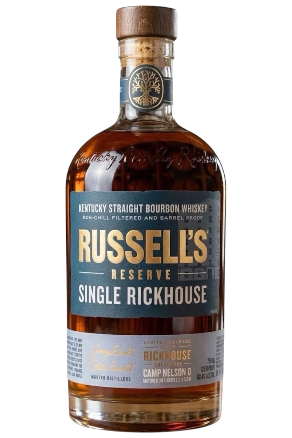 Russell's Reserve Single Rickhouse Camp Nelson D Kentucky Straight Bourbon Whiskey 750ml