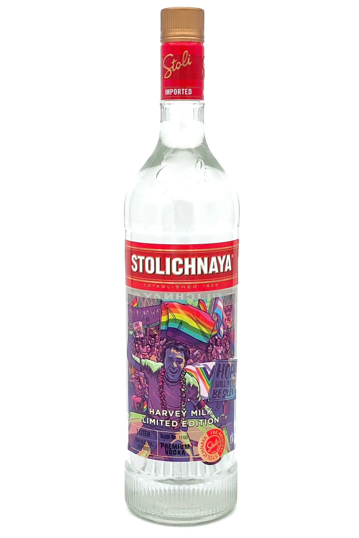 Stolichnaya Vodka Harvey Milk Edition 1000 ml